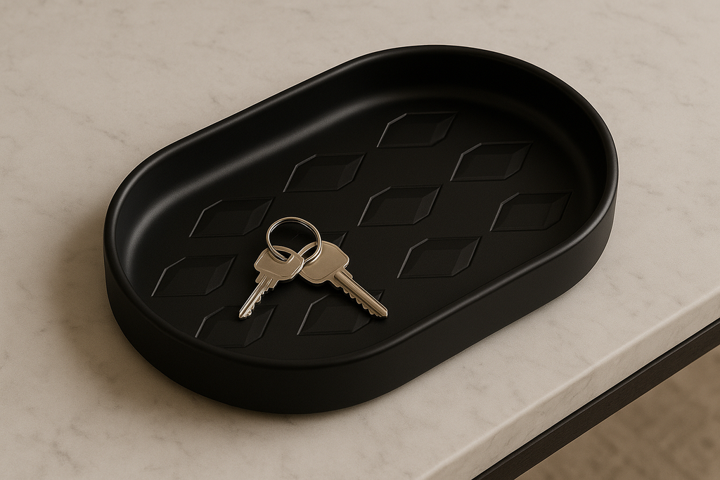 Élégance Noire – Vide-poche premium