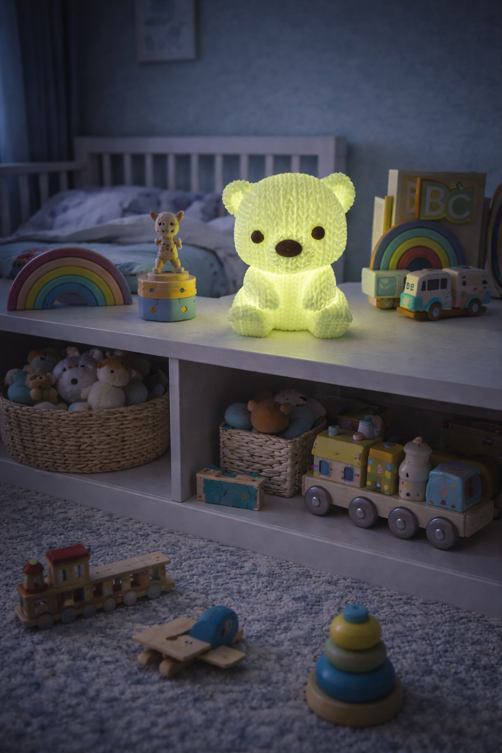 🧸✨ Teddy Lueur Forêt