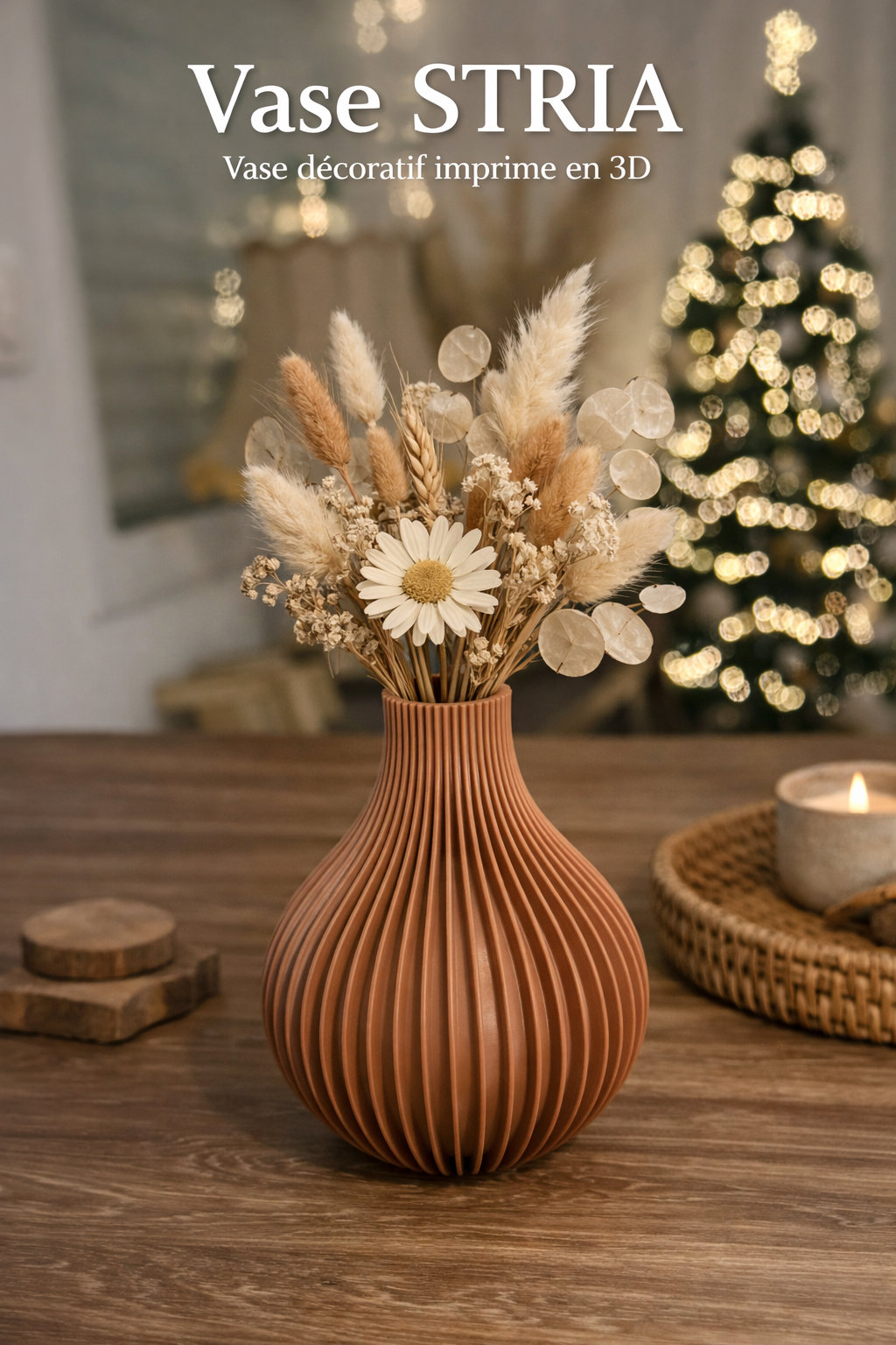 🌿 Vase TERRAÏA – Édition Élégance Nature