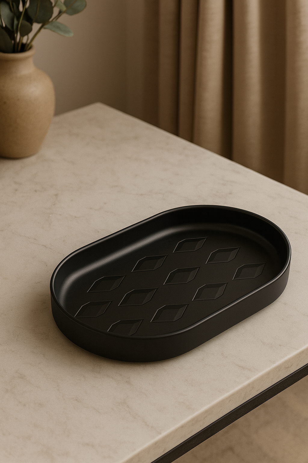 Élégance Noire – Vide-poche premium