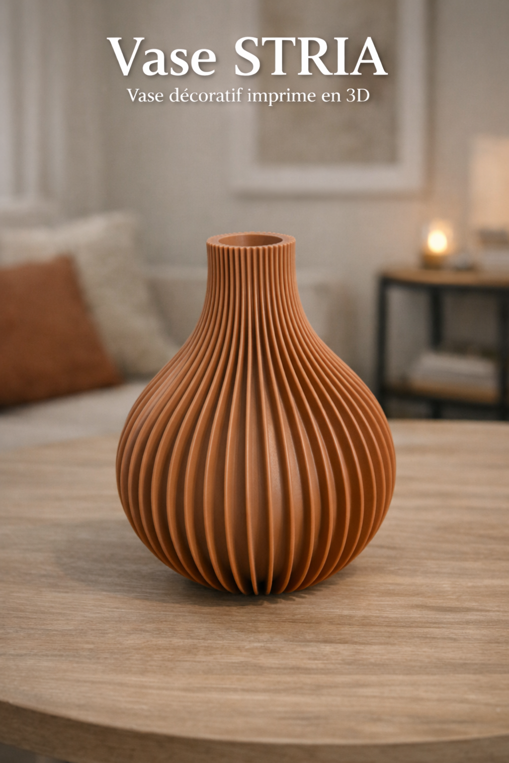 🌿 Vase TERRAÏA – Édition Élégance Nature