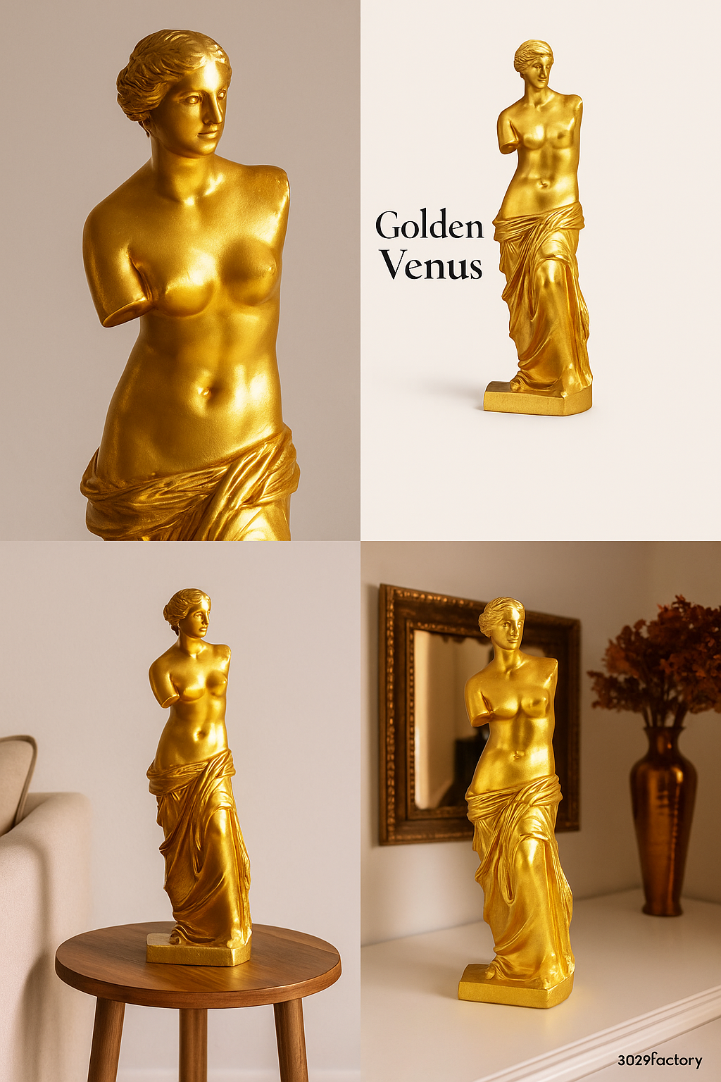 Statue Vénus de Milo – Décoration design imprimée en 3D