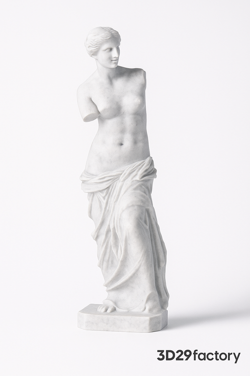 Statue Vénus de Milo – Décoration design imprimée en 3D