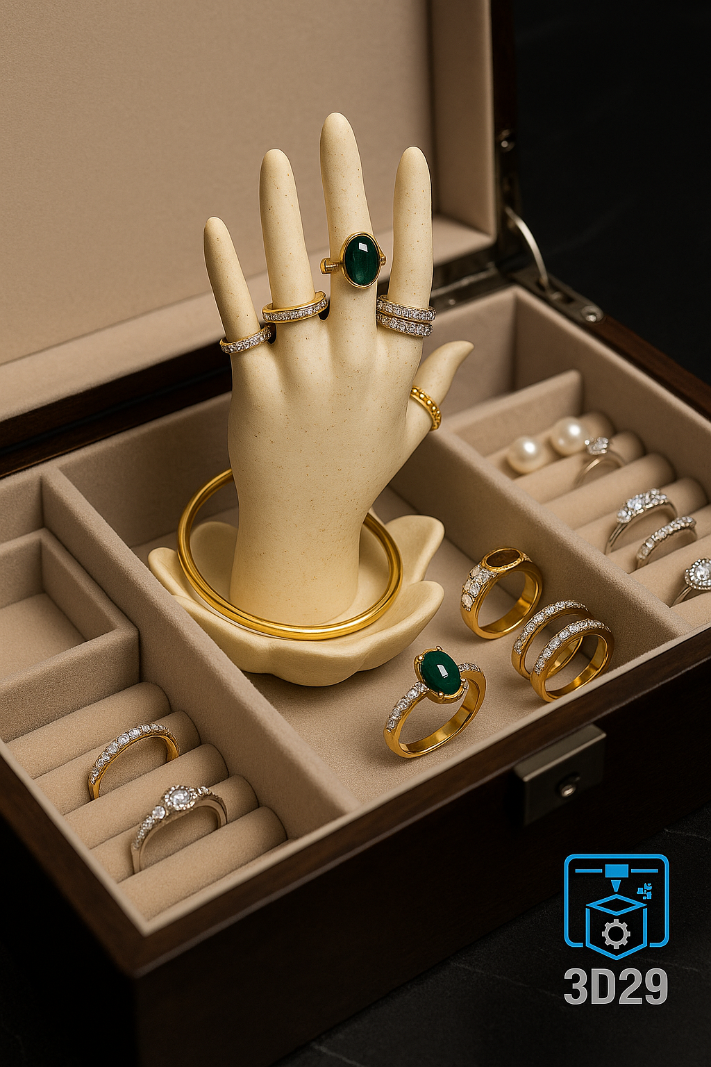 Porte-Bijoux Sculptural – Collection KOCO Morlaix