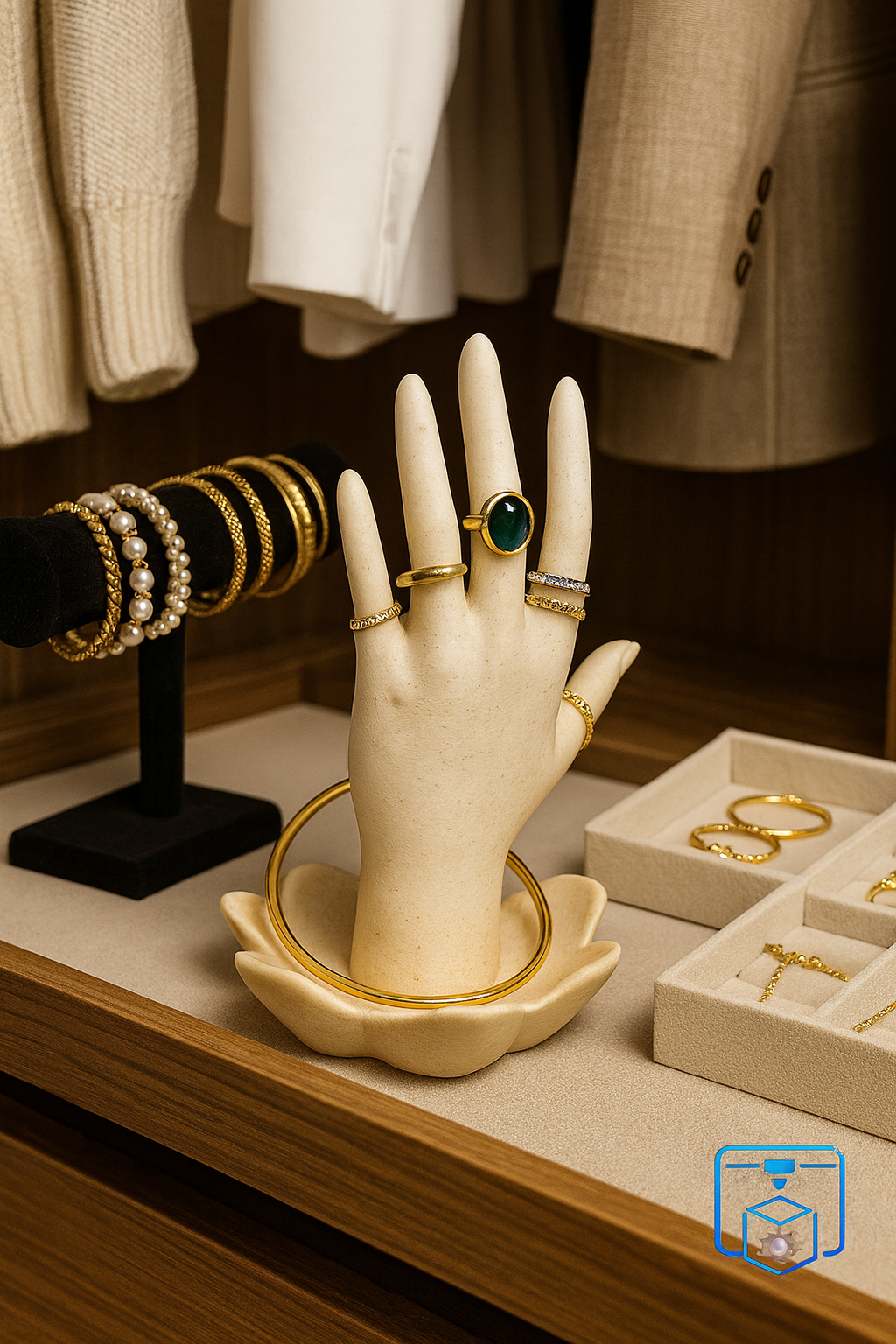 Porte-Bijoux Sculptural – Collection KOCO Morlaix