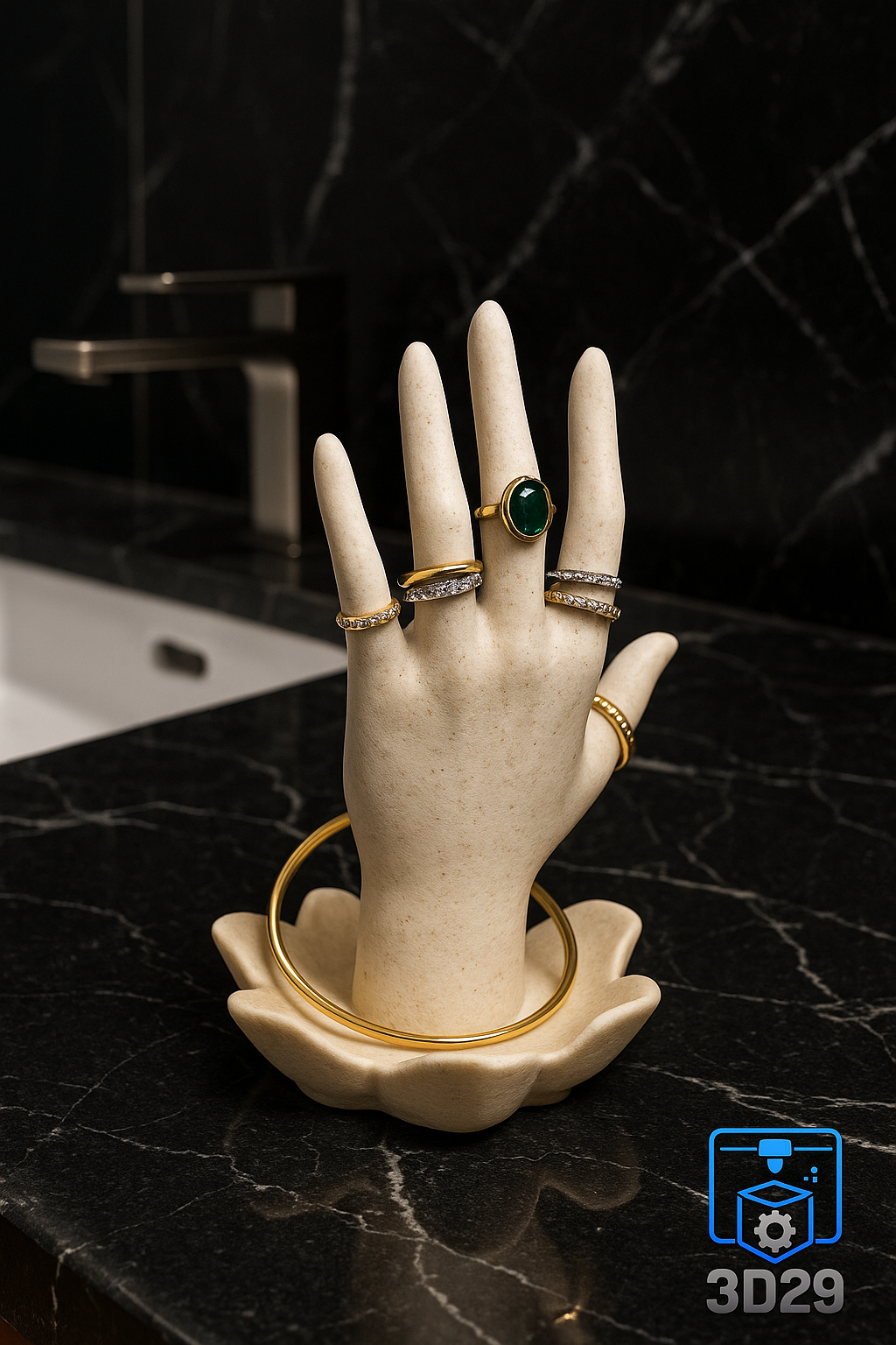Porte-Bijoux Sculptural – Collection KOCO Morlaix