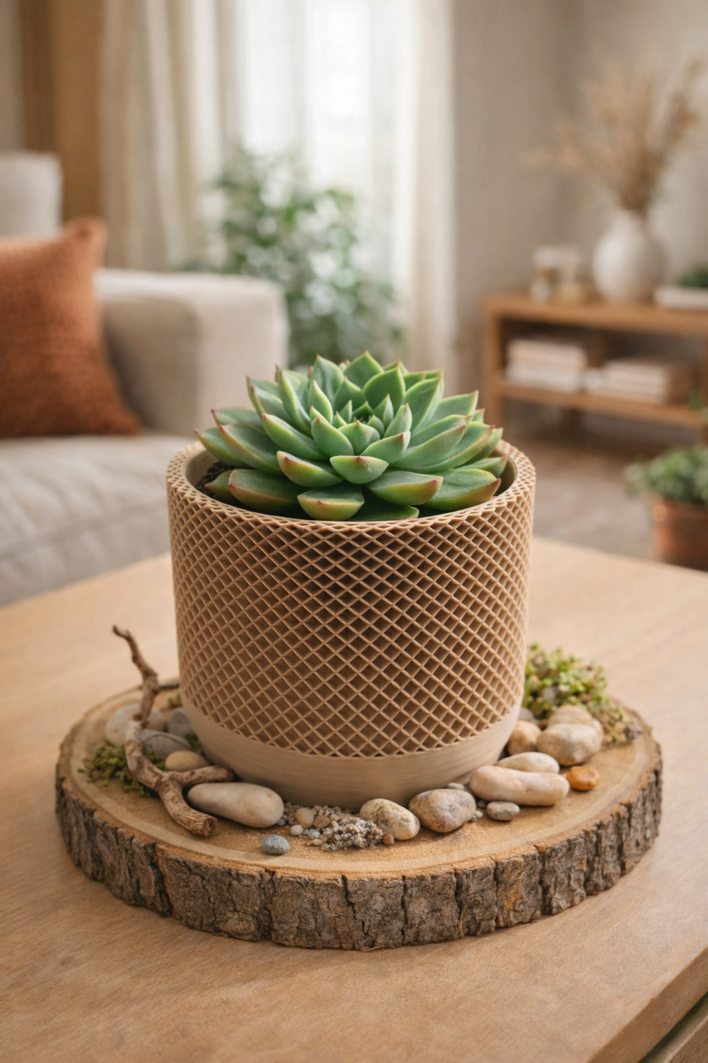 🌿 STRIA – Vase Design Imprimé en 3D